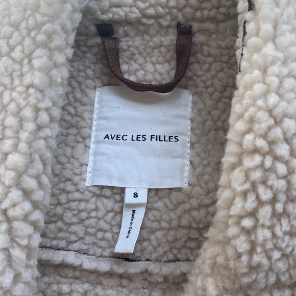 Brown Sherpa Moto jacket - Picture 8 of 9